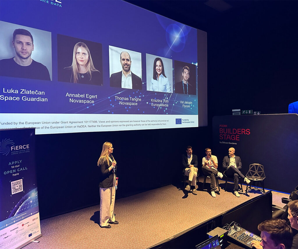From May 12 to 14, FIERCE participated in the Podim Conference 2025 in Maribor, Slovenia, one of the most prominent tech and startup events in Central and Eastern Europe, bringing space data innovation to the heart of business and entrepreneurship discussions.