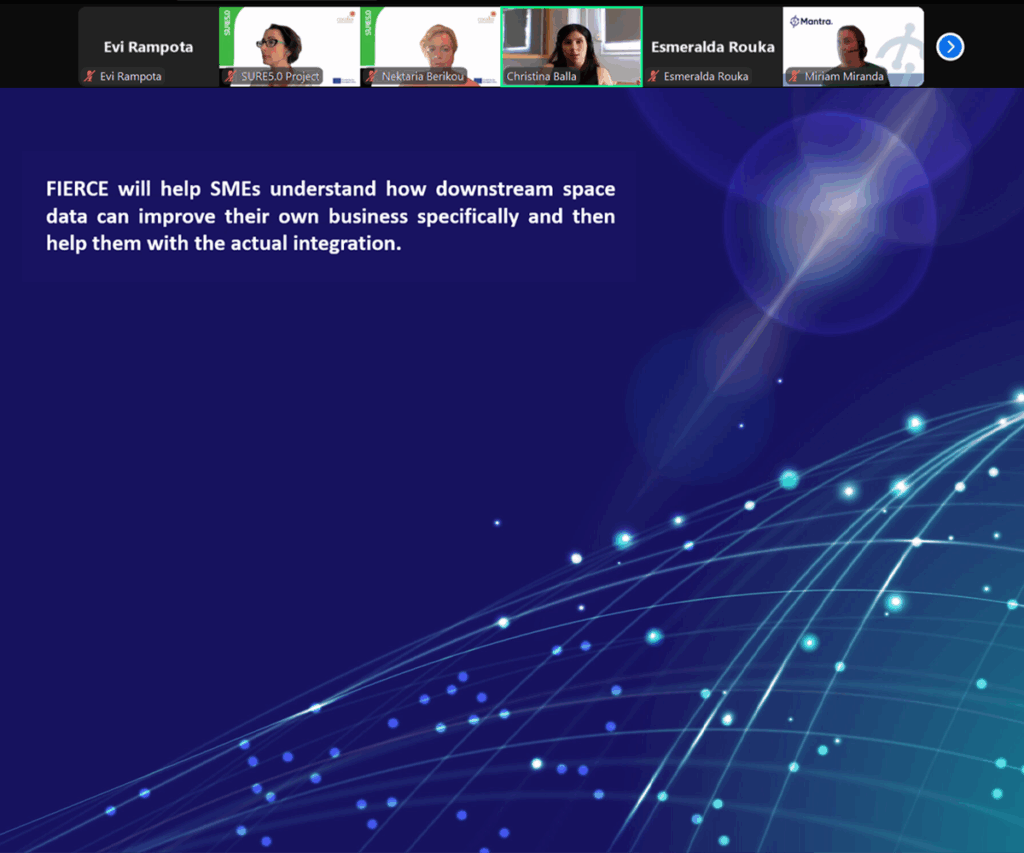 On June 3, 2025, FIERCE, alongside the MANTRA and AI REDGIO 5.0 projects, participated in the “Sure 5.0 – Funding Opportunities for SMEs’ Sustainability Transition” online event, organized by the Sure 5.0 project and Corallia.