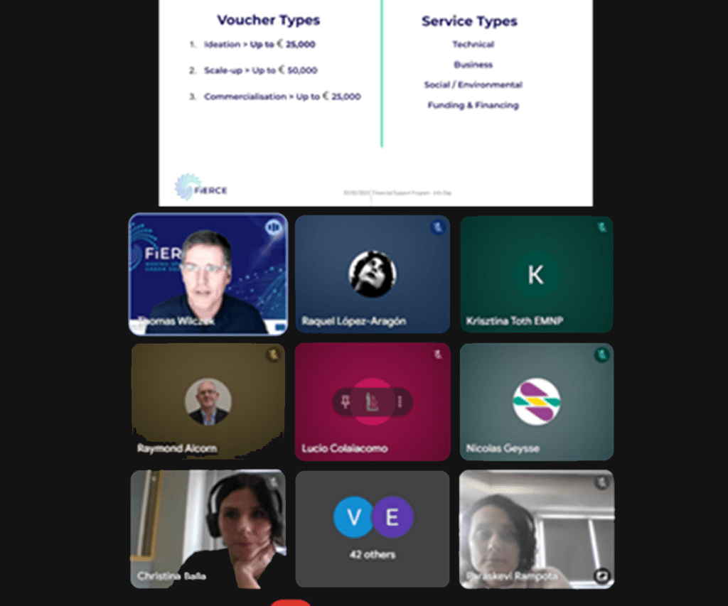 On 3 February 2026, FIERCE successfully organised an Info Day for the 1st Open Call of the Financial Support Program, bringing together interested SMEs and stakeholders from across Europe.