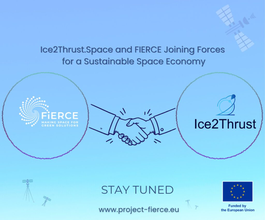 Ice2Thrust.Space (S4I2T) is an EU-funded research project (Grant Agreement No. 101161690) developing a new paradigm for sustainable space mobility based on solar-electric water propulsion, autonomous in-orbit operations, and in-space resource utilisation (ISRU). Launched in September 2024 for a 36-month duration, the project brings together leading European research and industry partners to enable cleaner, safer, and more autonomous space missions.